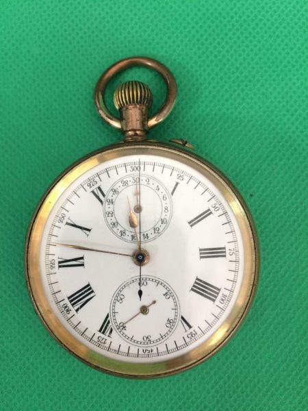 CHRONOGRAPH-STOPWATCH-TOP-WINDING-ANTIQUE-POCKET-WATCH-283279772211
