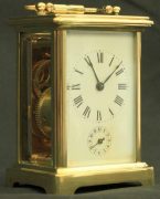 COUILLETT-FRERES-ANTIQUE-FRENCH-8-DAY-ALARM-CARRIAGE-CLOCK-283569626121-3