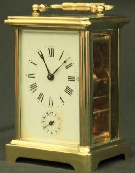 COUILLETT-FRERES-ANTIQUE-FRENCH-8-DAY-ALARM-CARRIAGE-CLOCK-283569626121-4