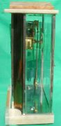 FRENCH-ART-DECO-MARBLE-FOUR-GLASS-CRYSTAL-REGULATOR-MANTLE-CLOCK-283636248071-5