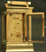 LEPEE-FRENCH-VINTAGE-8-DAY-CORINTHIAN-PILLAR-CARRIAGE-CLOCK-283569572521-8
