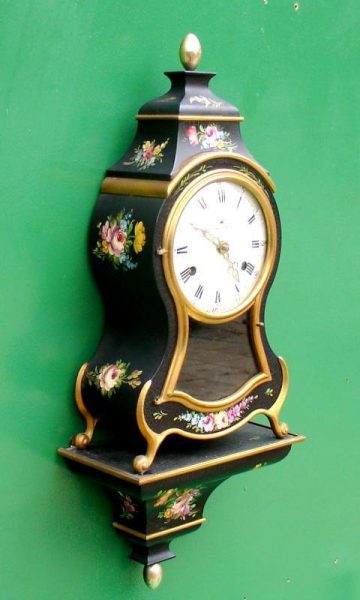 SWISS-MADE-VINTAGE-ROCOCO-8-DAY-BOULLE-TYPE-MANTEL-BRACKET-CLOCK-283080549931-4