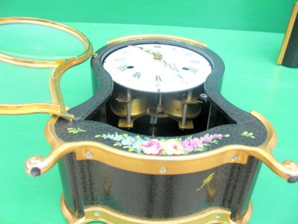 SWISS-MADE-VINTAGE-ROCOCO-8-DAY-BOULLE-TYPE-MANTEL-BRACKET-CLOCK-283080549931-9
