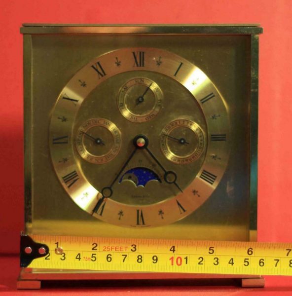 VINTAGE-TIFFANY-CO-MONTH-TIME-DAY-DATE-MOON-PHASE-MANTLE-DESK-CALENDER-CLOCK-283371324281-11