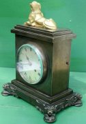 ANTIQUE-ENGLISH-HEARN-LONDON-EGYPTIAN-REVIVAL-8-DAY-FUSEE-BRONZE-TABLE-CLOCK-283569554952-3