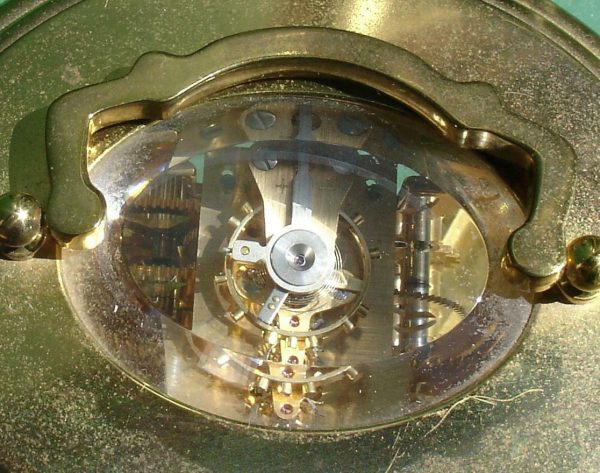 MATTHEW-NORMAN-1754A-VINTAGE-SWISS-8-DAY-OVAL-CARRIAGE-ALARM-CLOCK-283568113364-7