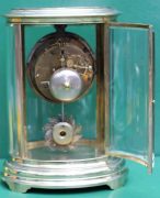 EARLY-ANTIQUE-FRENCH-OVAL-FOUR-GLASS-CLOCK-283181219336-5