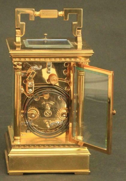 FRENCH-LEPEE-8-DAY-GRANDE-STRIKING-REPEATER-VENITIENNE-ALARM-CARRIAGE-CLOCK-283438529346-9