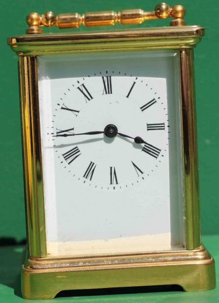 ANTIQUE-FRENCH-COUAILLET-FRERES-8-DAY-TIME-PIECE-CORNICHE-CARRIAGE-CLOCK-283181258167-2