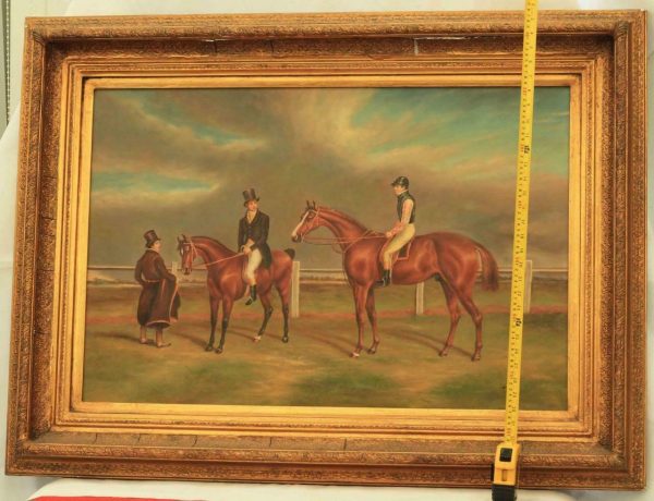 THOROUGHBRED-RACE-HORSE-OIL-ON-CANVAS-BY-GROY-283538457027-3