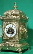 SMARTI-ANTIQUE-FRENCH-8-DAY-2-TRAIN-ROCOCO-MANTLE-CLOCK-SET-WITH-CANDLEABRAS-283578294148-3