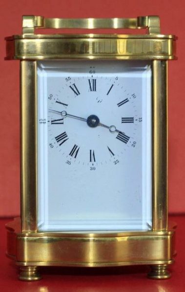 VINTAGE-FRENCH-LEPEE-8-DAY-DOUCINE-SERPENTINE-TIMEPIECE-CARRIAGE-CLOCK-283324895138-2