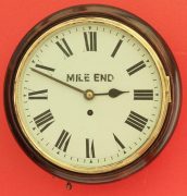 ANTIQUE-ENGLISH-MAHOGANY-8-DAY-FUSEE-10-DIAL-CLOCK-SIGNED-MILE-END-283397327759
