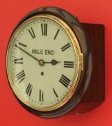 ANTIQUE-ENGLISH-MAHOGANY-8-DAY-FUSEE-10-DIAL-CLOCK-SIGNED-MILE-END-283397327759-3