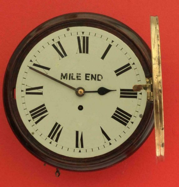 ANTIQUE-ENGLISH-MAHOGANY-8-DAY-FUSEE-10-DIAL-CLOCK-SIGNED-MILE-END-283397327759-4