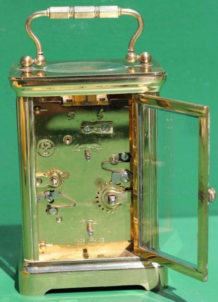 VINTAGE-FRENCH-LEPEE-8-DAY-ALARM-CARRIAGE-CLOCK-CORNICHE-CASE-283181159779-5